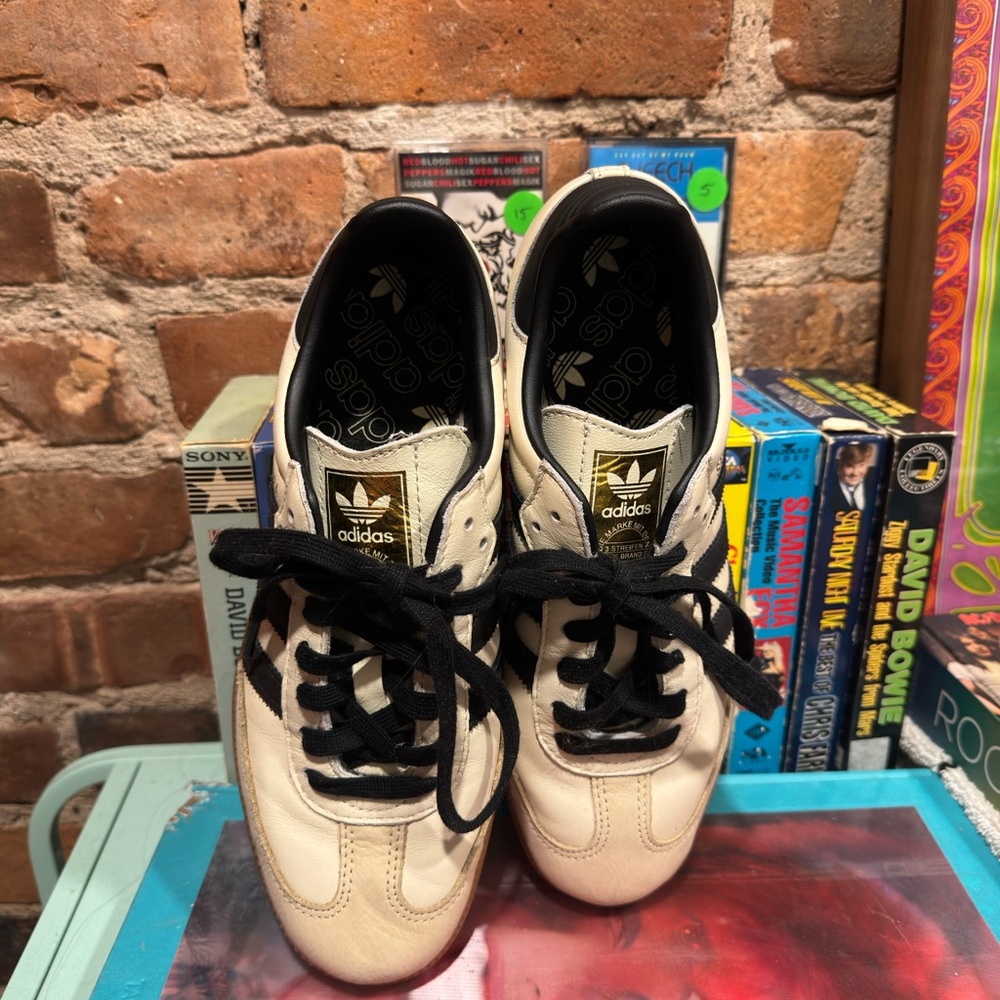 adidas Originals Samba Cream Black Gum Sneakers - Picture 6 of 9